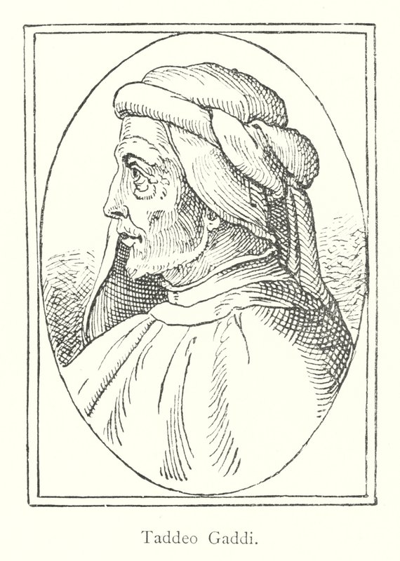 Taddeo Gaddi (engraving) द्वारा इतालवी स्कूल