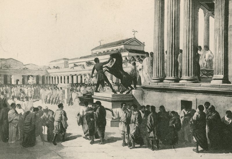 सिविल फोरम में चुनाव (gravure) द्वारा इतालवी स्कूल
