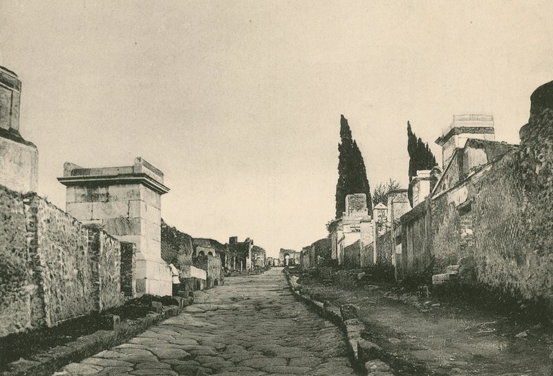कब्रों की सड़क जैसा कि यह है (गुरुत्वाकर्षण) द्वारा इतालवी स्कूल