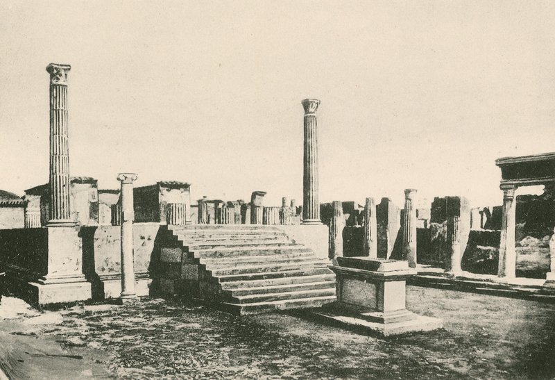 अपोलो का मंदिर जैसा कि यह है (गुरुत्वाकर्षण) द्वारा इतालवी स्कूल