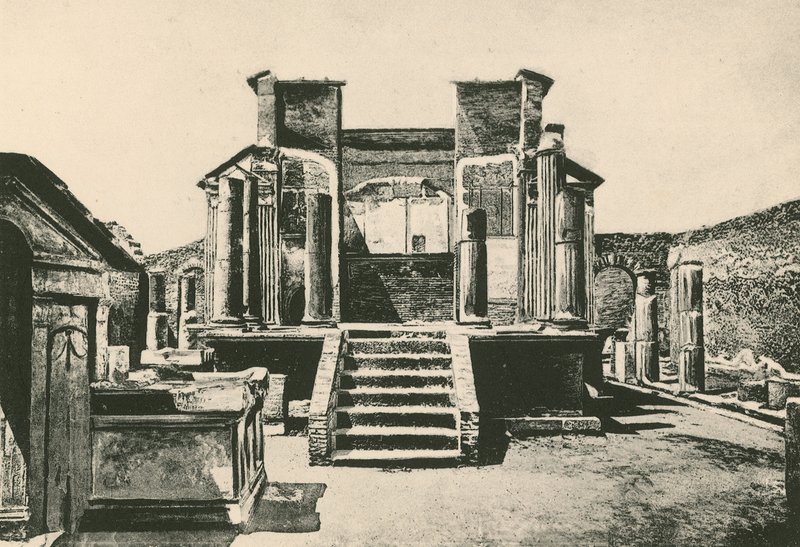 इसिस का मंदिर जैसा है (गुरुत्वाकर्षण) द्वारा इतालवी स्कूल