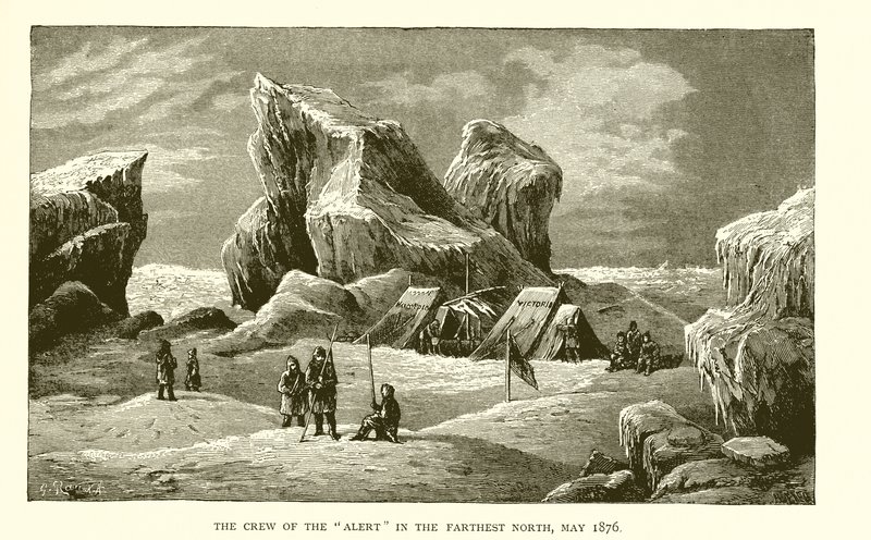 सबसे दूर उत्तर में अलर्ट का दल, मई 1876 द्वारा जेआर सिनक्लेयर