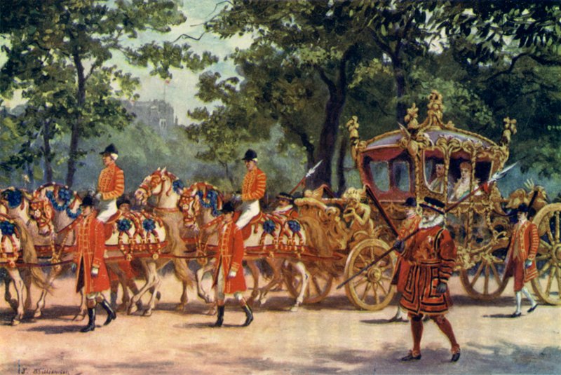 राज्याभिषेक कोच, किंग एडवर्ड सप्तम का राज्याभिषेक जुलूस द्वारा जे। विलियमसन
