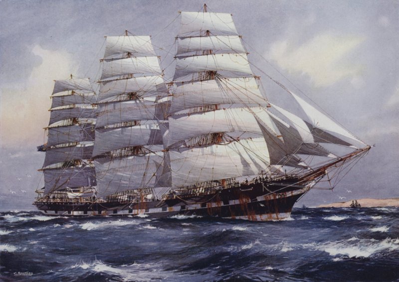 यात्री नौकायन जहाज MacQuarie द्वारा Spurling के बाद जैक