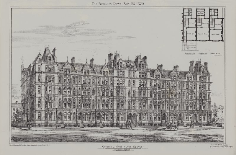 Cadogan Terrace, Cadogan and Hans Place Estate, चेल्सी, 1879 द्वारा जेम्स एकरमैन