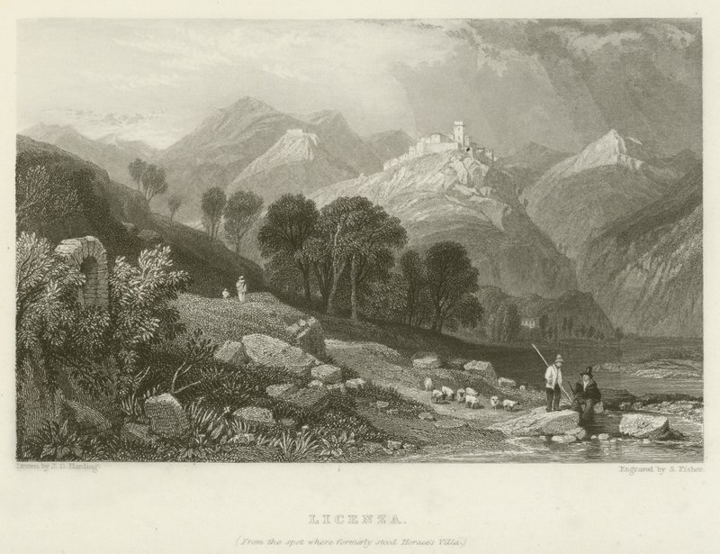 लाइसेंजा, उस जगह से जहां पूर्व में हॉरियस विला था द्वारा जेम्स डफ़िल्ड हार्डिंग