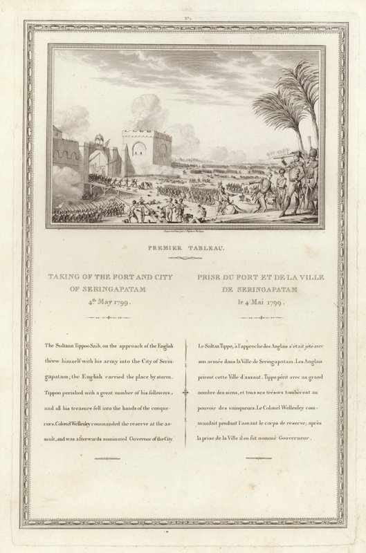 4 मई 1799 को शेरिंगपटनम के किले और शहर का भ्रमण द्वारा जीन डुप्लेसी बर्टॉक्स