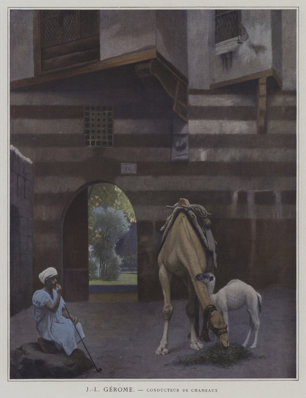 ऊंट चालक (रंग लिथो) द्वारा जीन लियोन (बाद) जेरोम