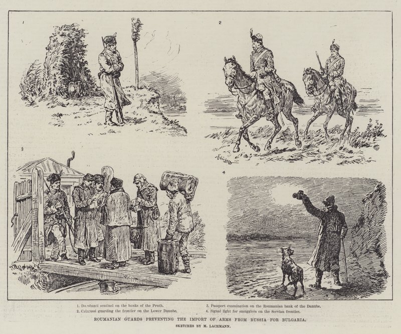 रूमानिया गार्ड बुल्गारिया के लिए रूस से हथियारों के आयात को रोकते हैं द्वारा जोहान नेपोमुक शोनबर्ग