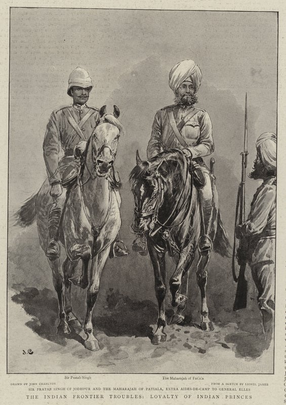 द इंडियन फ्रंटियर ट्रबल, भारतीय राजकुमारों की वफादारी द्वारा जॉन चार्लटन