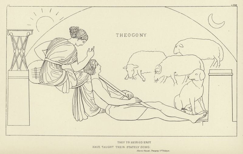 Theogony द्वारा जॉन फ्लैक्समैन