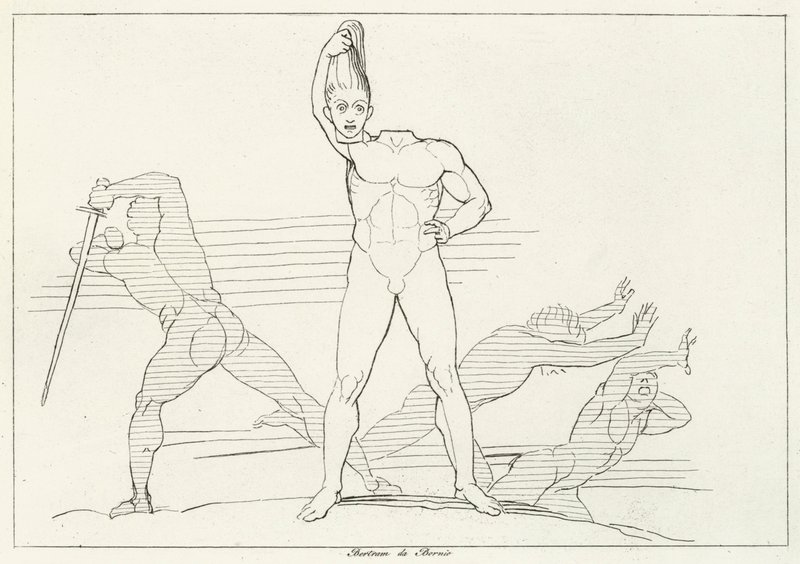 द शिस्मेटिक्स, इन्फर्नो, कैंटो 28 (उत्कीर्णन) द्वारा जॉन (बाद) फ्लैक्समैन
