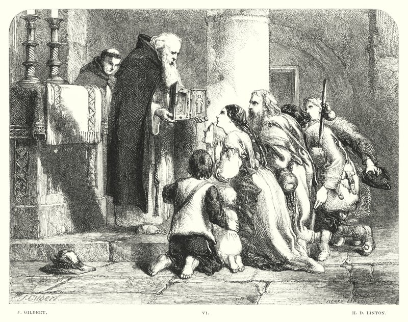 लॉर्ड बायरन के चाइल्ड हेरोल्ड, कैंटो I, स्टांजा 20 (उत्कीर्णन) द्वारा जॉन (बाद) गिल्बर्ट
