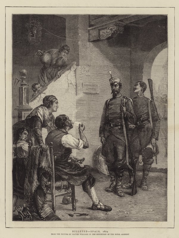 बिलेटेड, स्पेन, 1874 द्वारा जॉन हेन्स विलियम्स