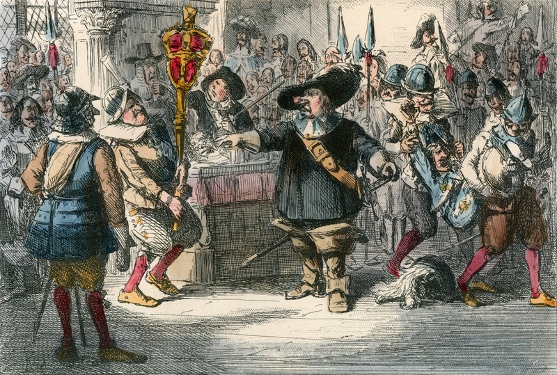 दूर है कि Bauble Cromwell लंबी संसद को भंग द्वारा जॉन लीचो