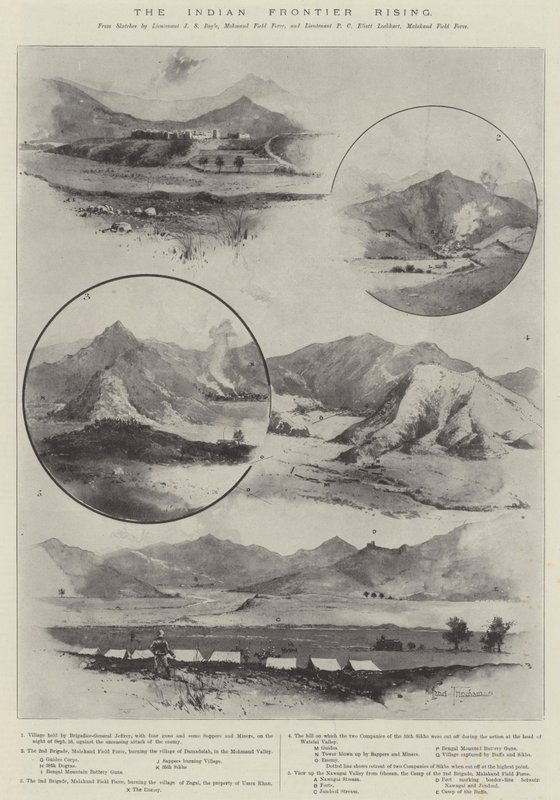 द इंडियन फ्रंटियर राइजिंग द्वारा जोसेफ हॉलैंड ट्रिंगहैम