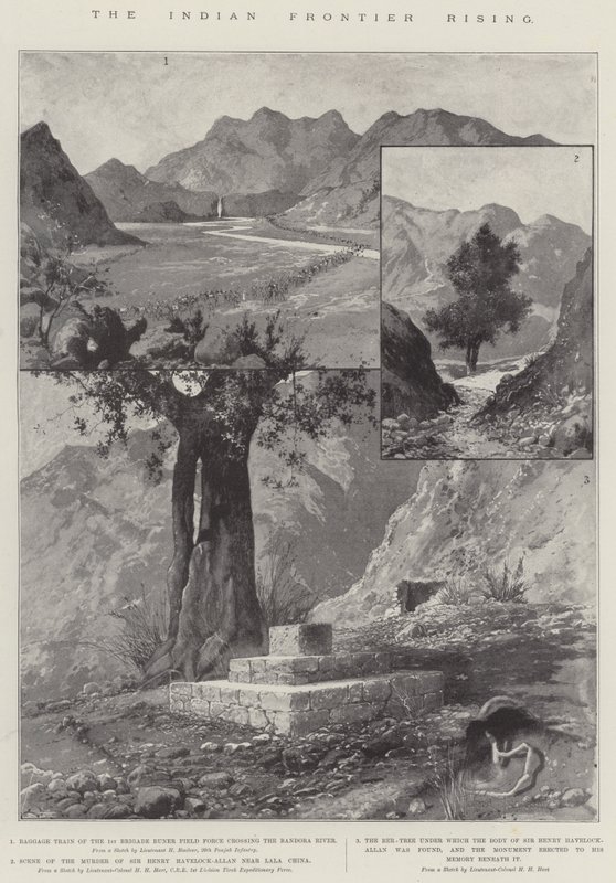 द इंडियन फ्रंटियर राइजिंग द्वारा जोसेफ हॉलैंड ट्रिंगहैम
