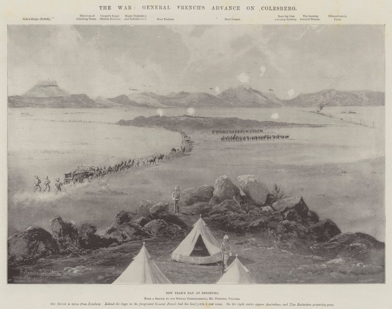 कोल्सबर्ग पर द वार, जनरल फ्रेंच एडवांस द्वारा जोसेफ हॉलैंड ट्रिंगहैम