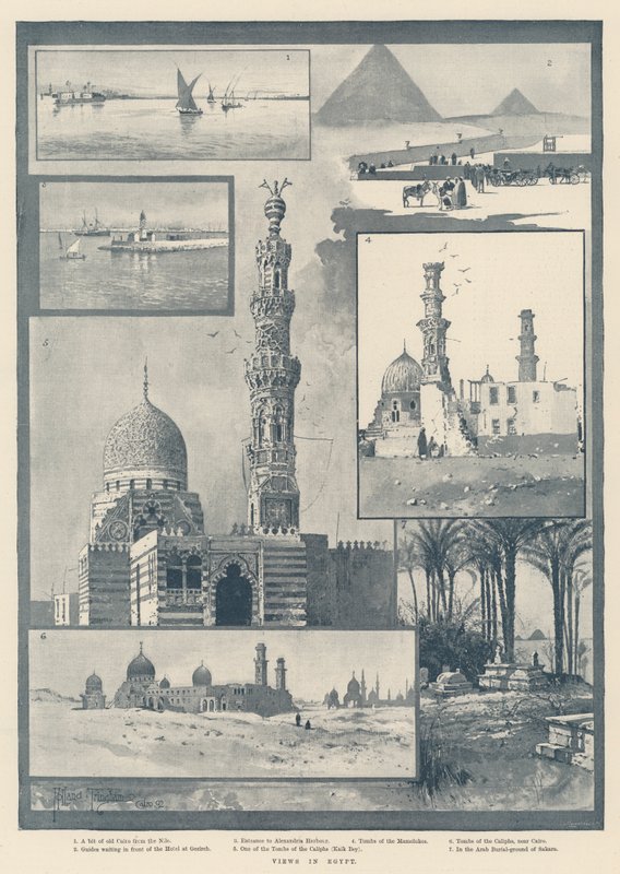 मिस्र में दृश्य द्वारा जोसेफ हॉलैंड ट्रिंगहैम