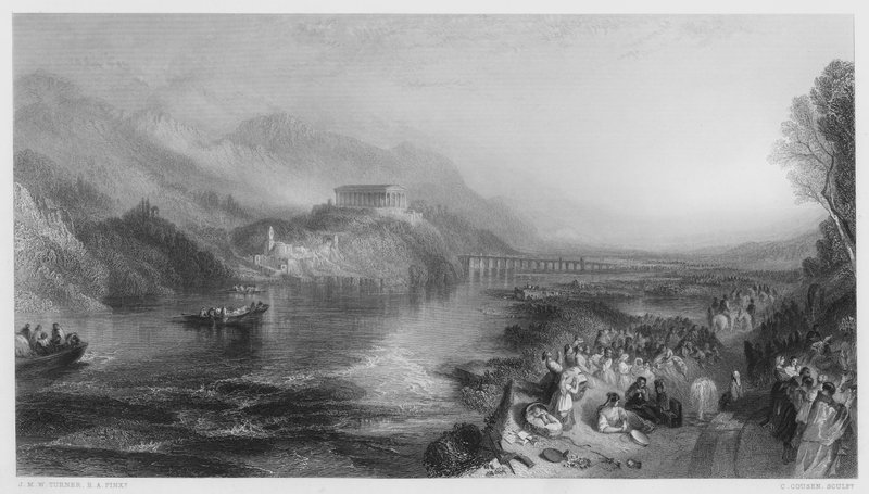 राष्ट्रीय गैलरी में चित्र से, वल्लाह का उद्घाटन द्वारा जोसेफ मैलॉर्ड विलियम टर्नर के बाद