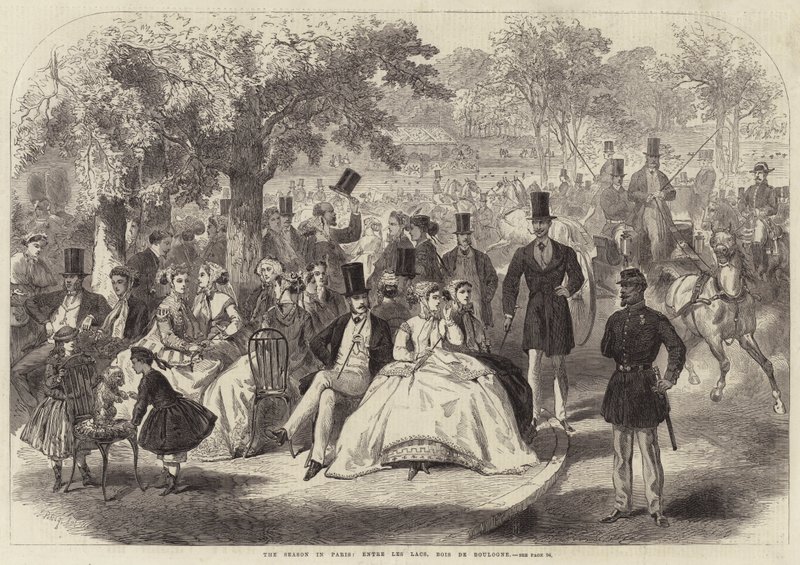 पेरिस में मौसम, झीलों के बीच, Bois de Boulogne द्वारा जूल्स पेल्कोक