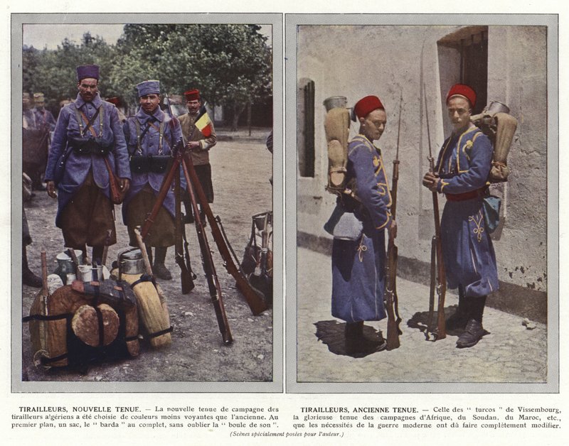 Skirmishers, नई पोशाक, Skirmishers, पुराने पोशाक द्वारा जूल्स गेरवाइस कोर्टेलमोंट