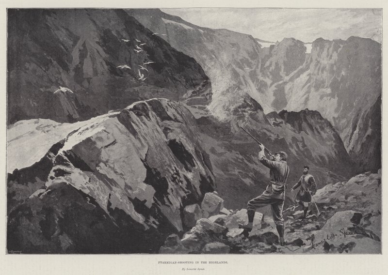 हाईलैंड्स में Ptarmigan- शूटिंग द्वारा लैंसलॉट स्पीड