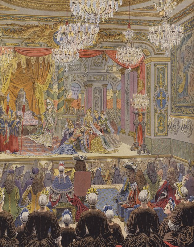 Les Demoiselles de Saint-Cyr द्वारा एस्तेर रूट्स का पहला प्रदर्शन द्वारा मौरिस लेलोइर