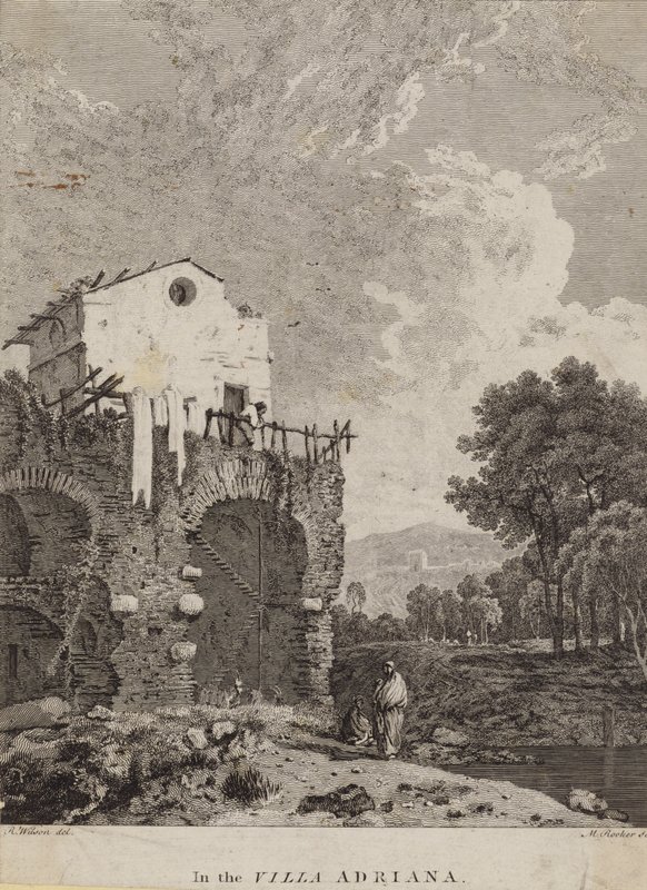 विला एड्रियाना, इटली में द्वारा माइकल 1743 1801 रूकर के बाद