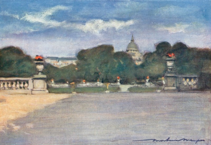 Tuileries गार्डन द्वारा मोर्टिमर लुडिंगटन मेनप्स