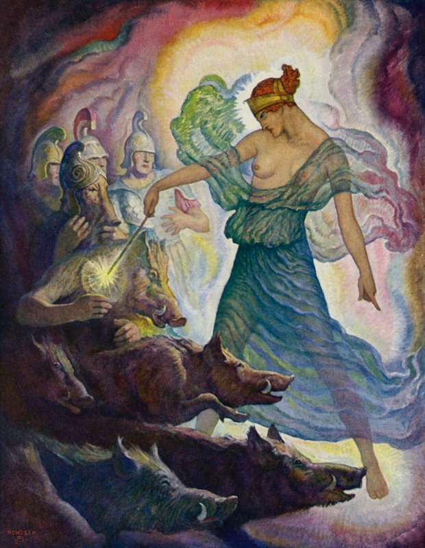 ओडिसी: Circe और सूअर द्वारा न्यूवेल कन्वर्स व्याथ
