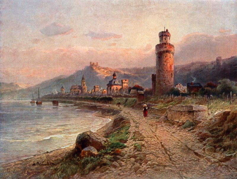 Oberwesel द्वारा निकोलाई एस्टुडिन