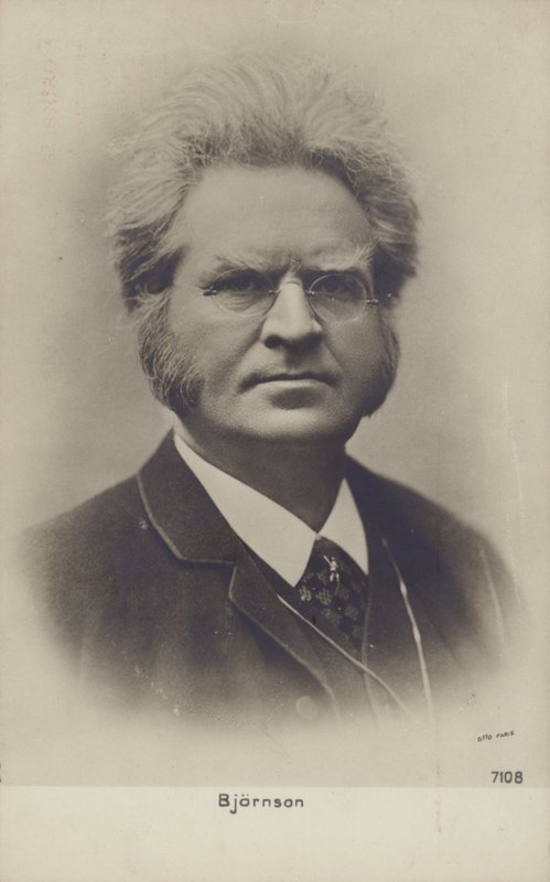 ब्योर्नस्टजर्न ब्योर्नसन (1832-1910), नॉर्वेजियन नोबेल पुरस्कार विजेता लेखक द्वारा नॉर्वेजियन फोटोग्राफर