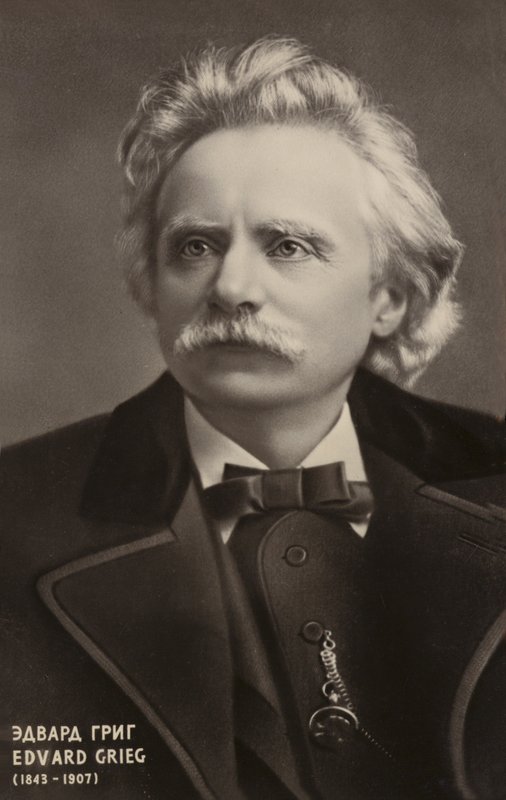 एडवर्ड ग्रिग, नॉर्वेजियन संगीतकार और पियानोवादक (1843-1907) द्वारा नॉर्वेजियन फोटोग्राफर