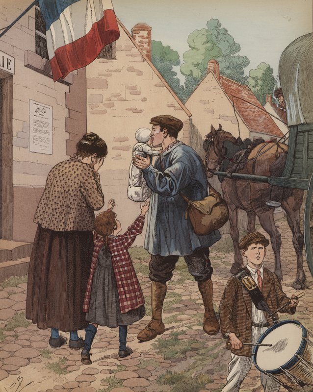 2 अगस्त 1914 द्वारा Onfray de Breville नौकरी