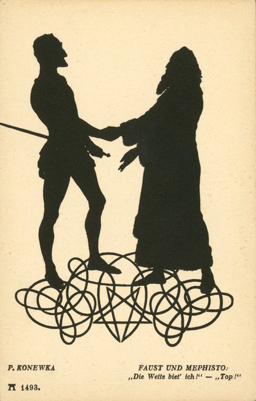 Faust और Mephistopheles द्वारा पॉल कोनवेका