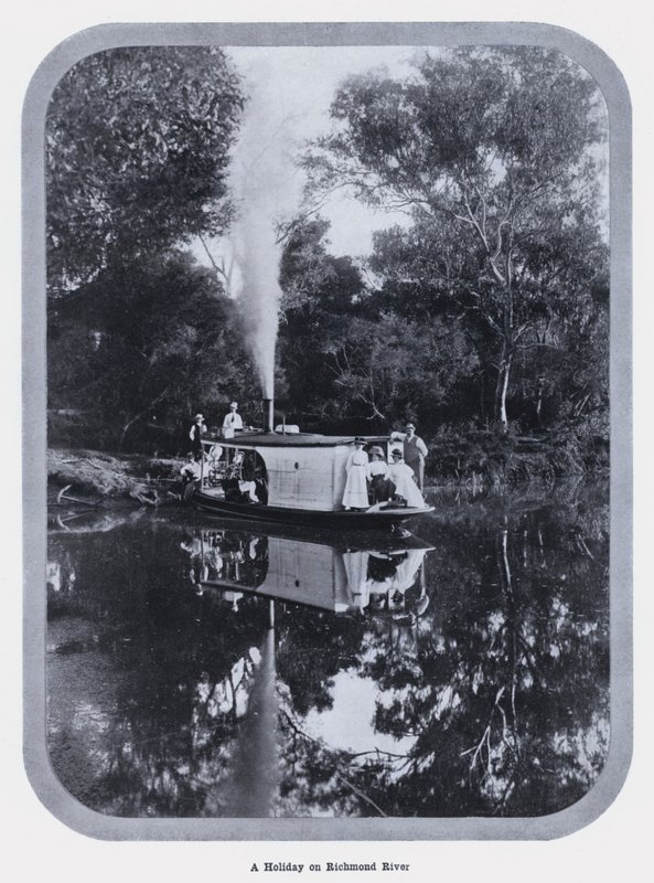 रिचमंड नदी पर एक छुट्टी (बी / डब्ल्यू फोटो) द्वारा फोटोग्राफर ऑस्ट्रेलियाई