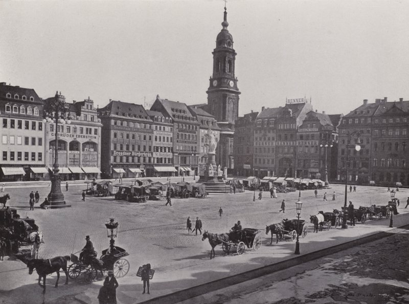 Altmarkt (b/w फोटो) द्वारा फ़ोटोग्राफ़र जर्मन