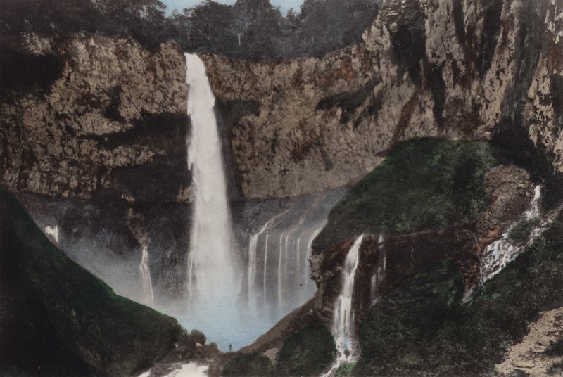 जापान, c.1912: केगॉन फॉल, निक्को (फोटो) द्वारा फोटोग्राफर जापानी