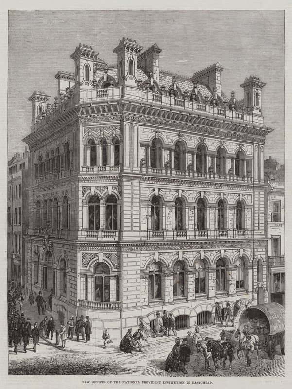 Eastcheap में राष्ट्रीय भविष्य संस्था के नए कार्यालय द्वारा आर डुडले