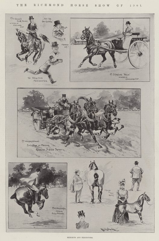 1901 का रिचमंड हॉर्स शो द्वारा राल्फ क्लीवर