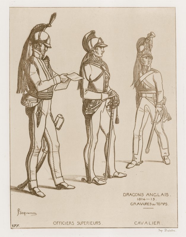अंग्रेजी ड्रगोन, 1814-15 द्वारा राफेल जैक्विमिन