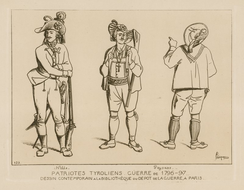 टाइरोलियन देशभक्त, 1796-1797 का युद्ध द्वारा राफेल जैक्विमिन