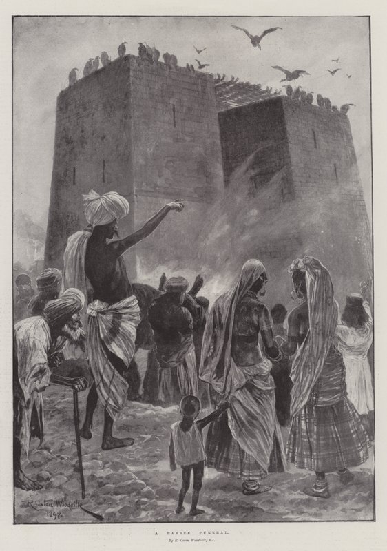 एक पारसी अंतिम संस्कार द्वारा रिचर्ड केटन वुडविले जूनियर
