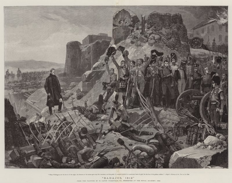 बडाजोस, 1812 द्वारा रिचर्ड केटन वुडविले जूनियर