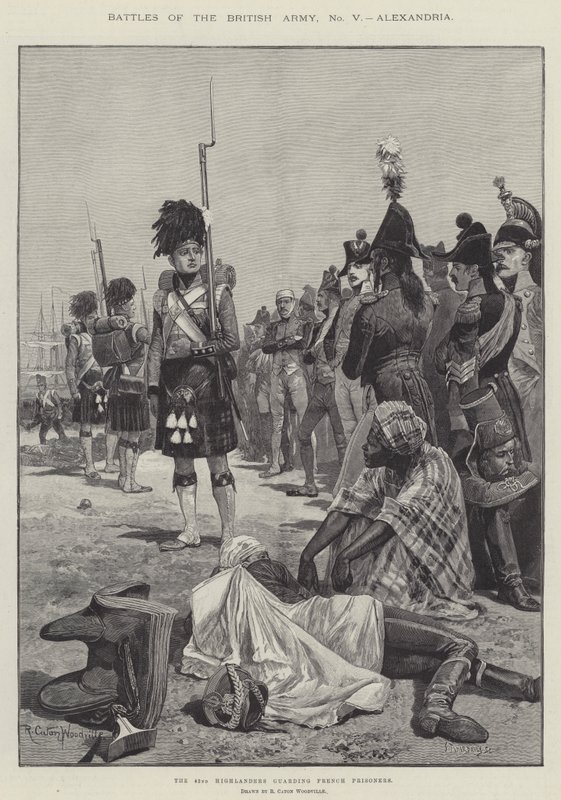 ब्रिटिश सेना की लड़ाई, अलेक्जेंड्रिया द्वारा रिचर्ड केटन वुडविले जूनियर