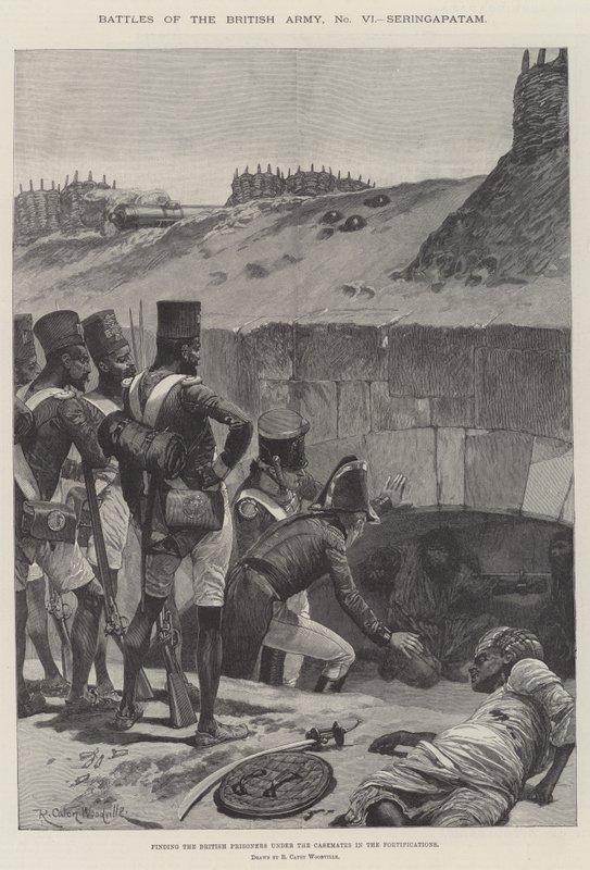 ब्रिटिश सेना के सेरिंगपट्टम की लड़ाई द्वारा रिचर्ड केटन वुडविले जूनियर