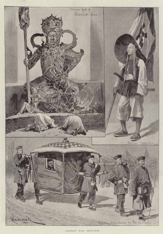 चीनी युद्ध रेखाचित्र द्वारा रिचर्ड केटन वुडविले जूनियर
