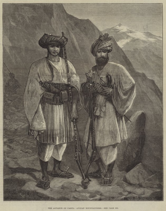 द एडवांस ऑन द काबुल, अफगान माउंटेनियर्स द्वारा रिचर्ड केटन वुडविले जूनियर