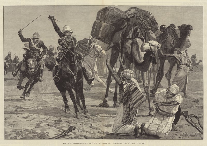 नील अभियान, खरतौम पर अग्रिम, दुश्मन की आपूर्ति पर कब्जा द्वारा रिचर्ड केटन वुडविले जूनियर
